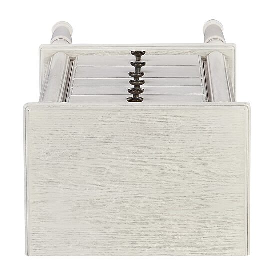 Powell Company Kristen White Jewelry Armoire
