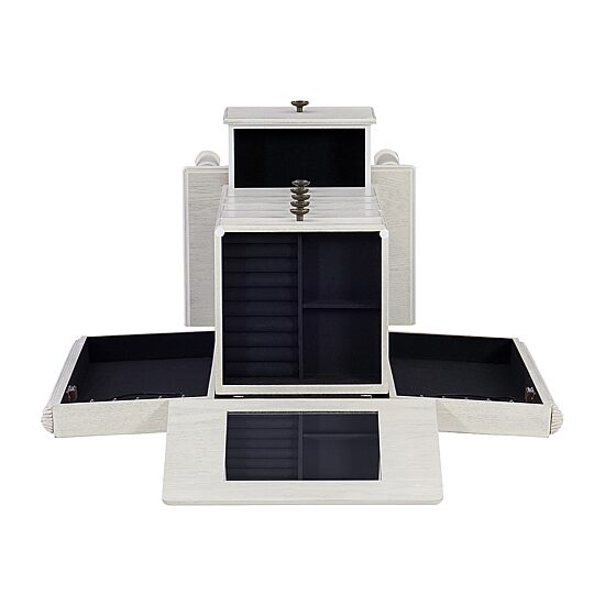 Powell Company Kristen White Jewelry Armoire