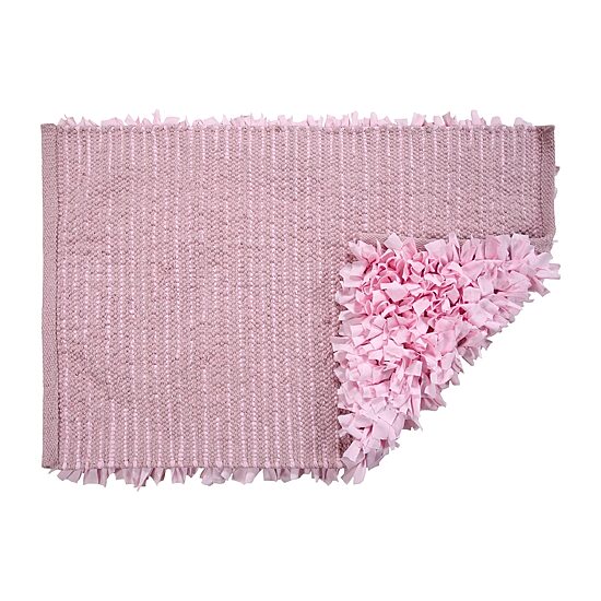 Home Weavers Inc Bella Premium Jersey Shaggy Bath Rug