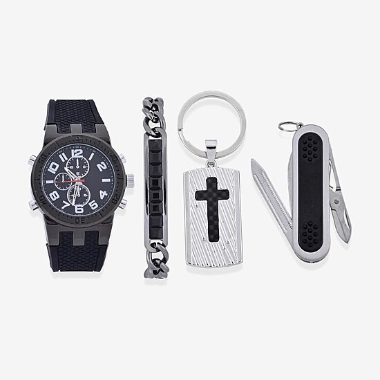 Mens 4-pc. Watch Boxed Set Mac8099jc