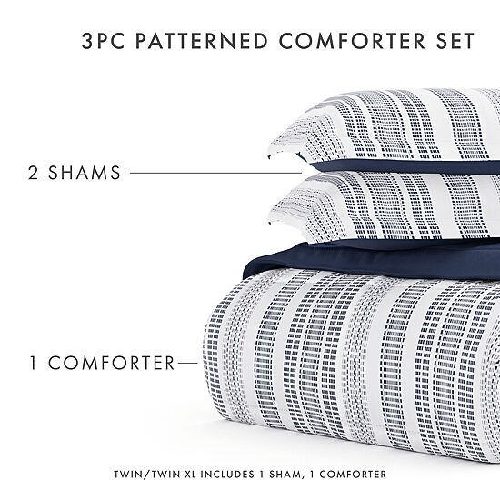 Casual Comfort Premium Down Alternative Farmhouse Dreams Reversible Comforter Set