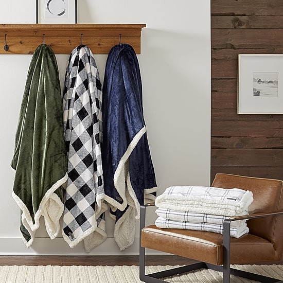 Eddie Bauer Cabin Plaid Blanket