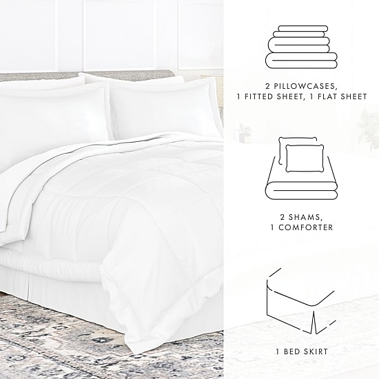 Casual Comfort Premium Ultra Soft Complete Bedding Set with Sheets