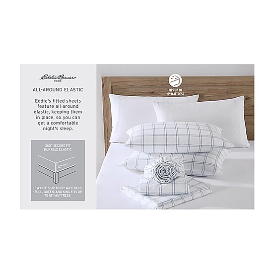 Eddie Bauer Cotton Flannel Sheet Set