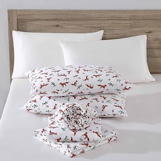 Eddie Bauer Cotton Flannel Sheet Set