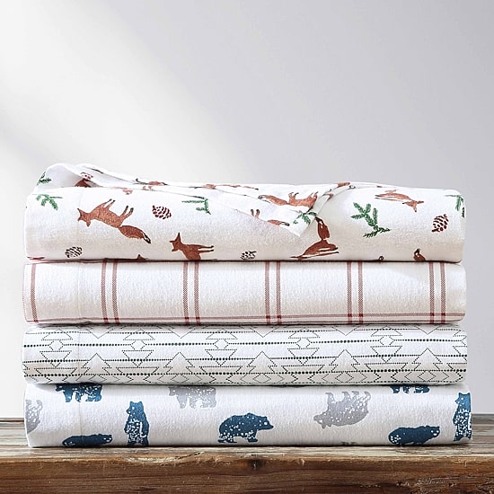 Eddie Bauer Cotton Flannel Sheet Set
