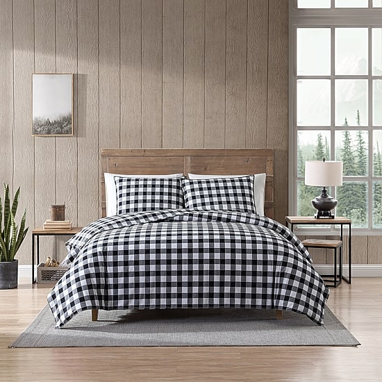 Eddie Bauer Mountain Plaid Midweight Comforter Set