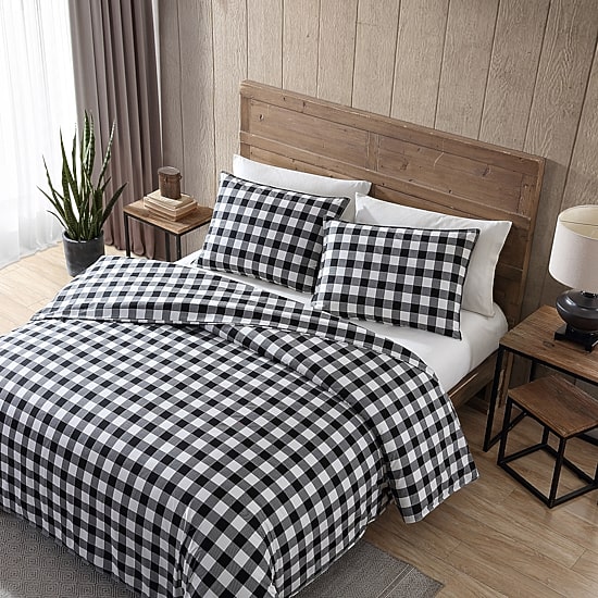 Eddie Bauer Mountain Plaid Midweight Comforter Set