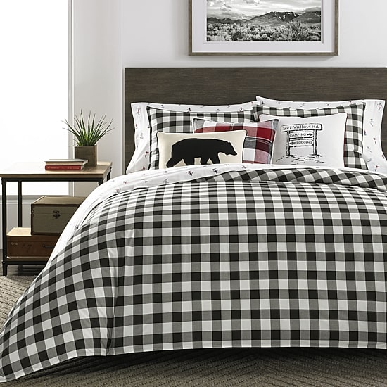 Eddie Bauer Mountain Plaid Midweight Comforter Set