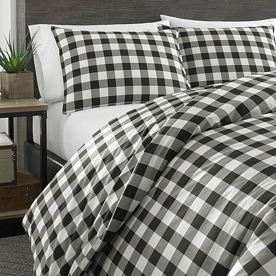 Eddie Bauer Mountain Plaid Midweight Comforter Set