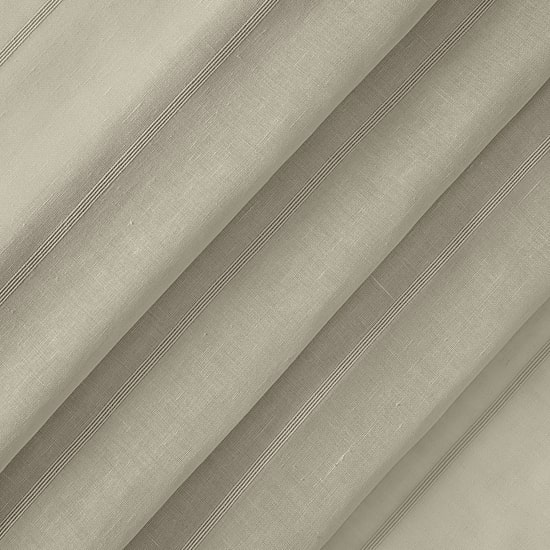Fieldcrest Heritage Mirron Solid Grommet Top Sheer Single Curtain Panel