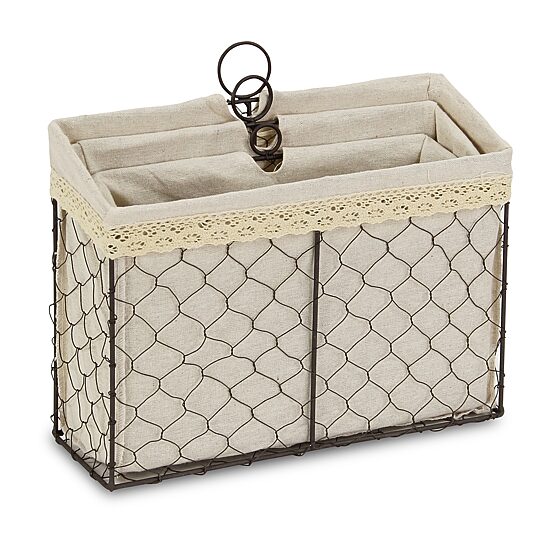 Cheungs Set Of 3 Lined Wire Organizer