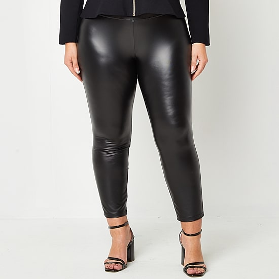 Bold Elements Womens High Rise 27" Plus Full Length Leggings