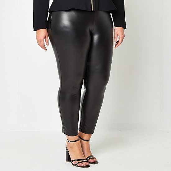 Bold Elements Womens High Rise 27" Plus Full Length Leggings
