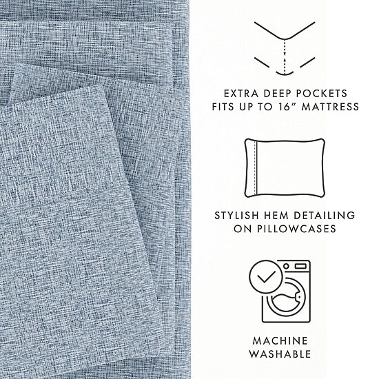 Casual Comfort™ Premium Ultra Soft Microfiber Floral Sheet Sets