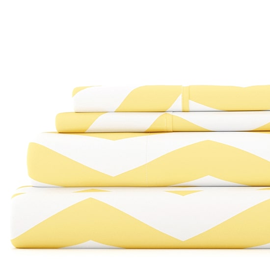 Casual Comfort™ Premium Ultra Soft Arrow Pattern Microfiber Wrinkle Free Sheet Set