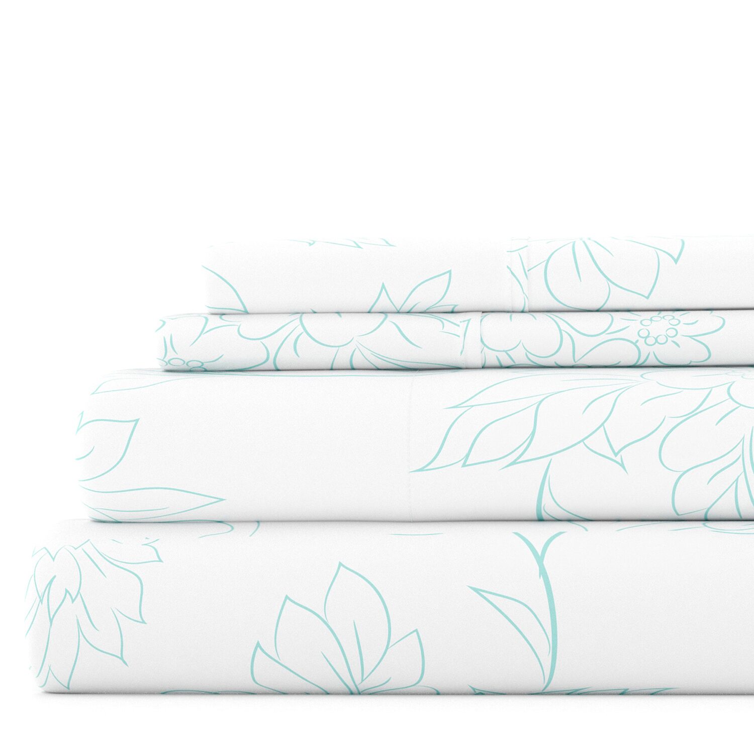 Casual Comfort™ Premium Ultra Soft Vine Pattern Microfiber Wrinkle Free Sheet Set