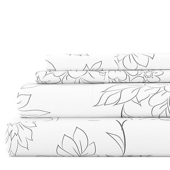 Casual Comfort™ Premium Ultra Soft Vine Pattern Microfiber Wrinkle Free Sheet Set