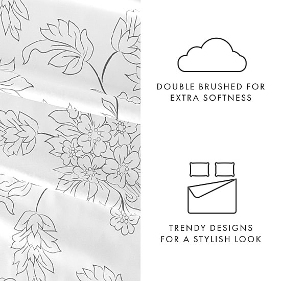 Casual Comfort™ Premium Ultra Soft Vine Pattern Microfiber Wrinkle Free Sheet Set