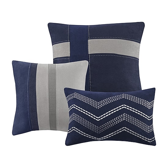 Madison Park Hanover Faux Suede 7-pc. Comforter Set