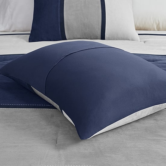 Madison Park Hanover Faux Suede 7-pc. Comforter Set