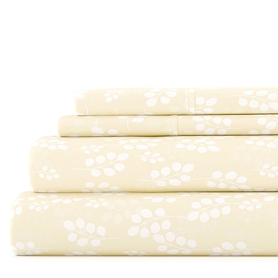 Casual Comfort™ Premium Ultra Soft Wheat Pattern Microfiber Wrinkle Free Sheet Set