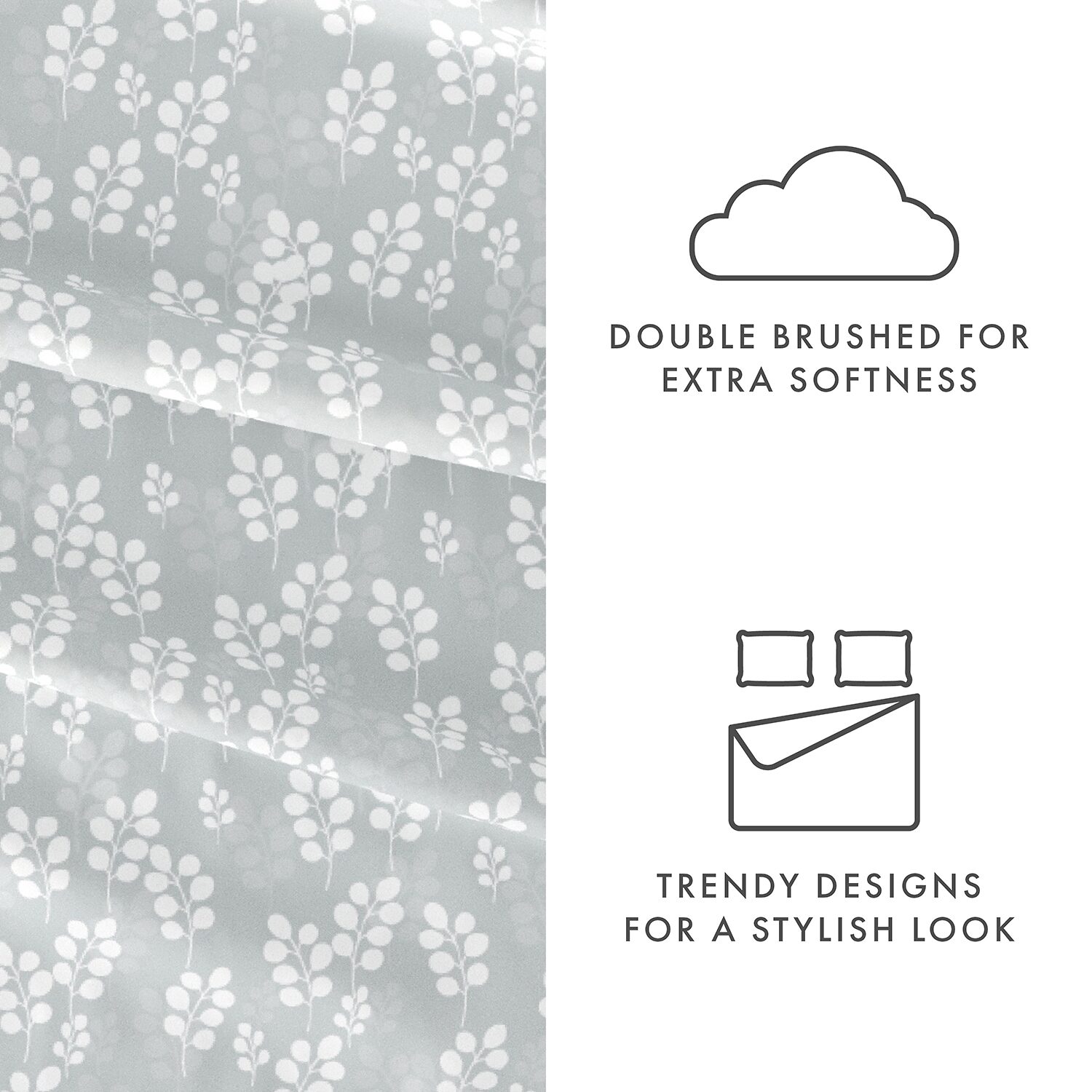 Casual Comfort™ Premium Ultra Soft Wheat Pattern Microfiber Wrinkle Free Sheet Set