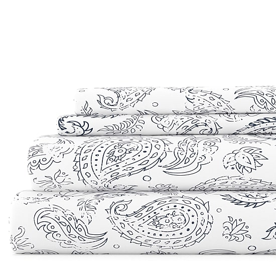 Casual Comfort™ Premium Ultra Soft Coarse Paisley Pattern Sheet Set