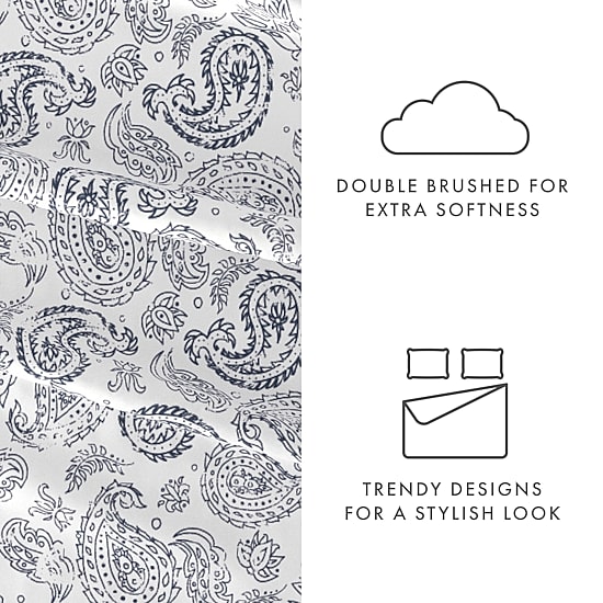 Casual Comfort™ Premium Ultra Soft Coarse Paisley Pattern Sheet Set