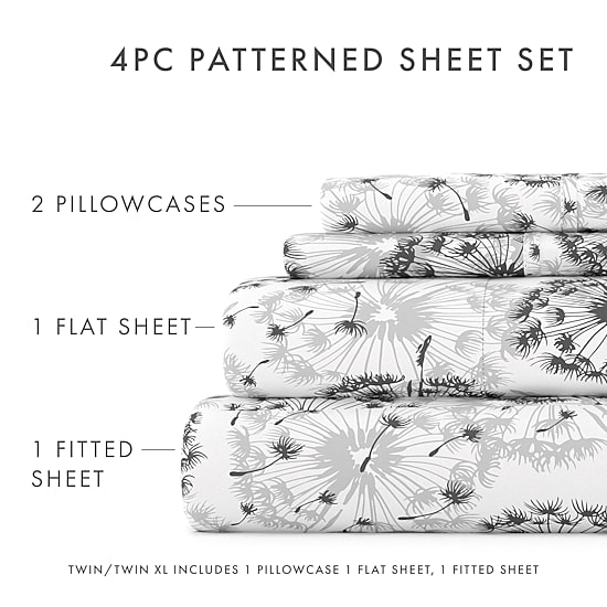 Casual Comfort™ Premium Ultra Soft Make a Wish Pattern Sheet Set