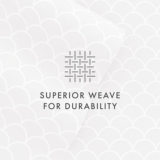 Casual Comfort™ Premium Ultra Soft Scallops Pattern Sheet Set