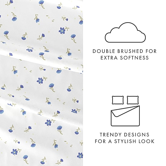 Casual Comfort™ Premium Ultra Soft Floral Pattern Sheet Set
