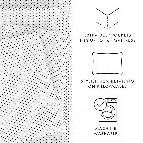 Casual Comfort™ Premium Ultra Soft Stippled Pattern Sheet Set