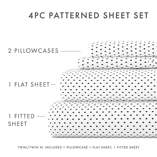 Casual Comfort™ Premium Ultra Soft Stippled Pattern Sheet Set