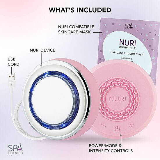 Spa Sciences Nuri Led Thermal Smart Facial Skincare Mask Infuser