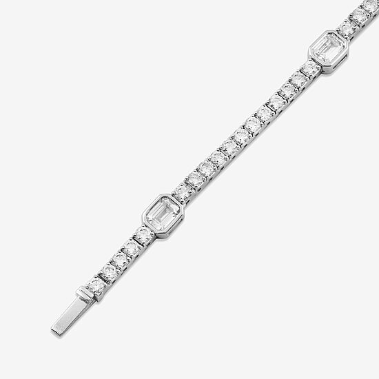 Womens 4 1/4 CT. T.W. Lab Grown White Diamond 10K Gold Tennis Bracelet