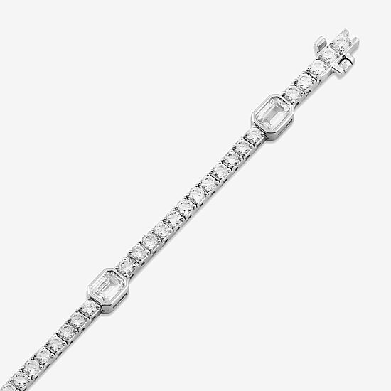 Womens 4 1/4 CT. T.W. Lab Grown White Diamond 10K Gold Tennis Bracelet
