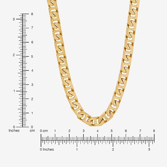 Yellow Stainless Steel Chain Necklace