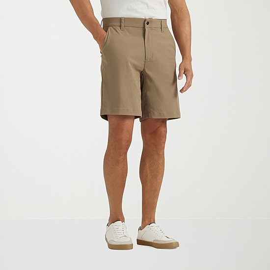 Lee Extreme Motion Mens 9" Stretch Fabric Moisture Wicking Hybrid Short