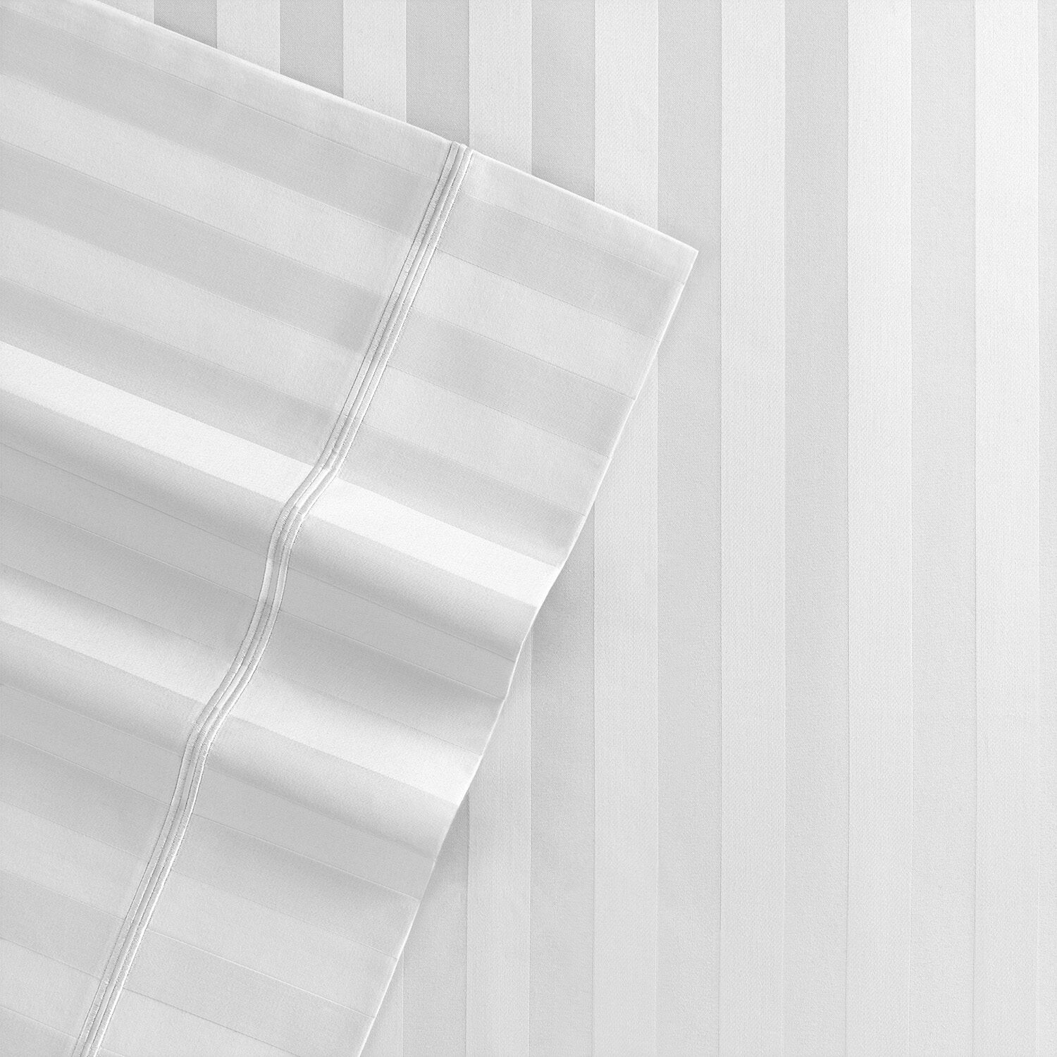Fieldcrest Classic Stripe 400tc Cotton Sheet Set