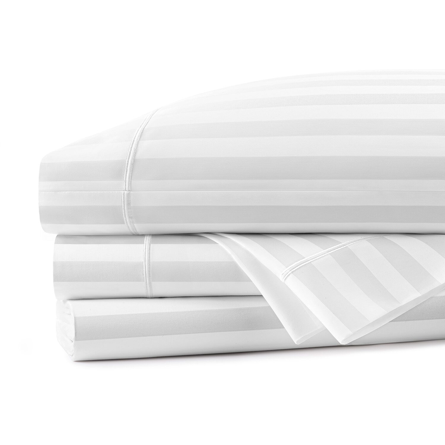 Fieldcrest Classic Stripe 400tc Cotton Sheet Set