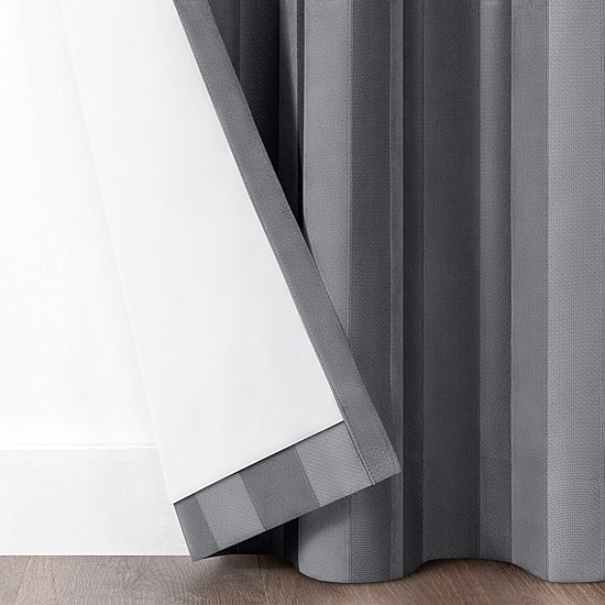 Fieldcrest Heritage Classic Stripe Grommet Top Energy Saving 100% Blackout Single Curtain Panel