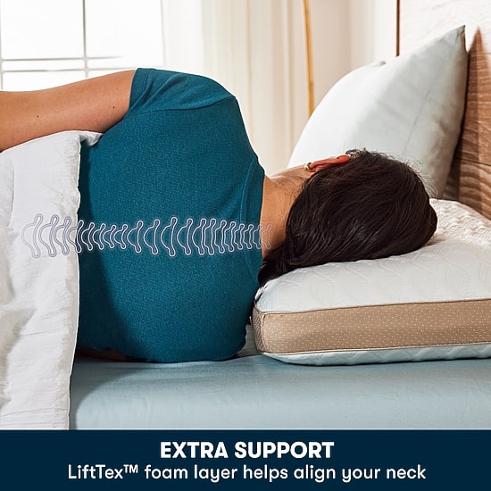 Serta® Align Revive Memory Foam Medium Density Bed Pillow