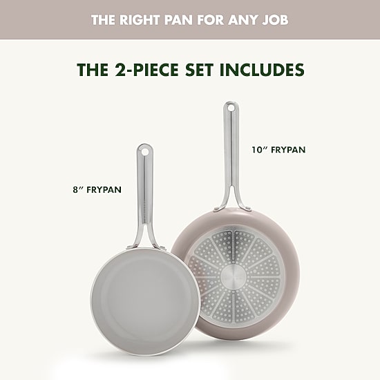 GreenPan Nova Ceramic Non-Stick 2-pc. Frying Pan Set