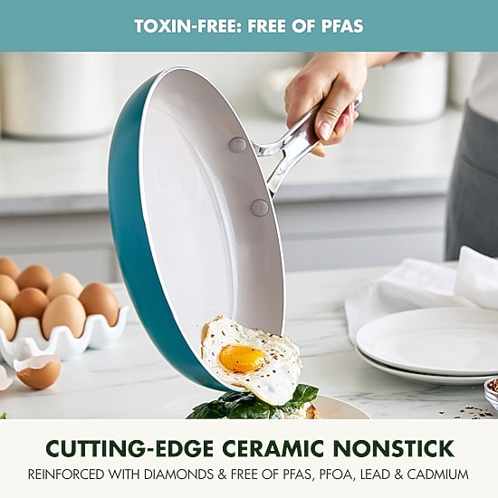 GreenPan Nova Ceramic Non-Stick 3-pc. Cookware Set