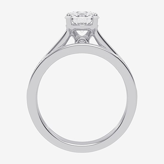 (F-G /Vs2-Si1) Womens 2 1/2 CT. T.W. Lab Grown White Diamond 10K Gold Round Side Stone Bridal Set