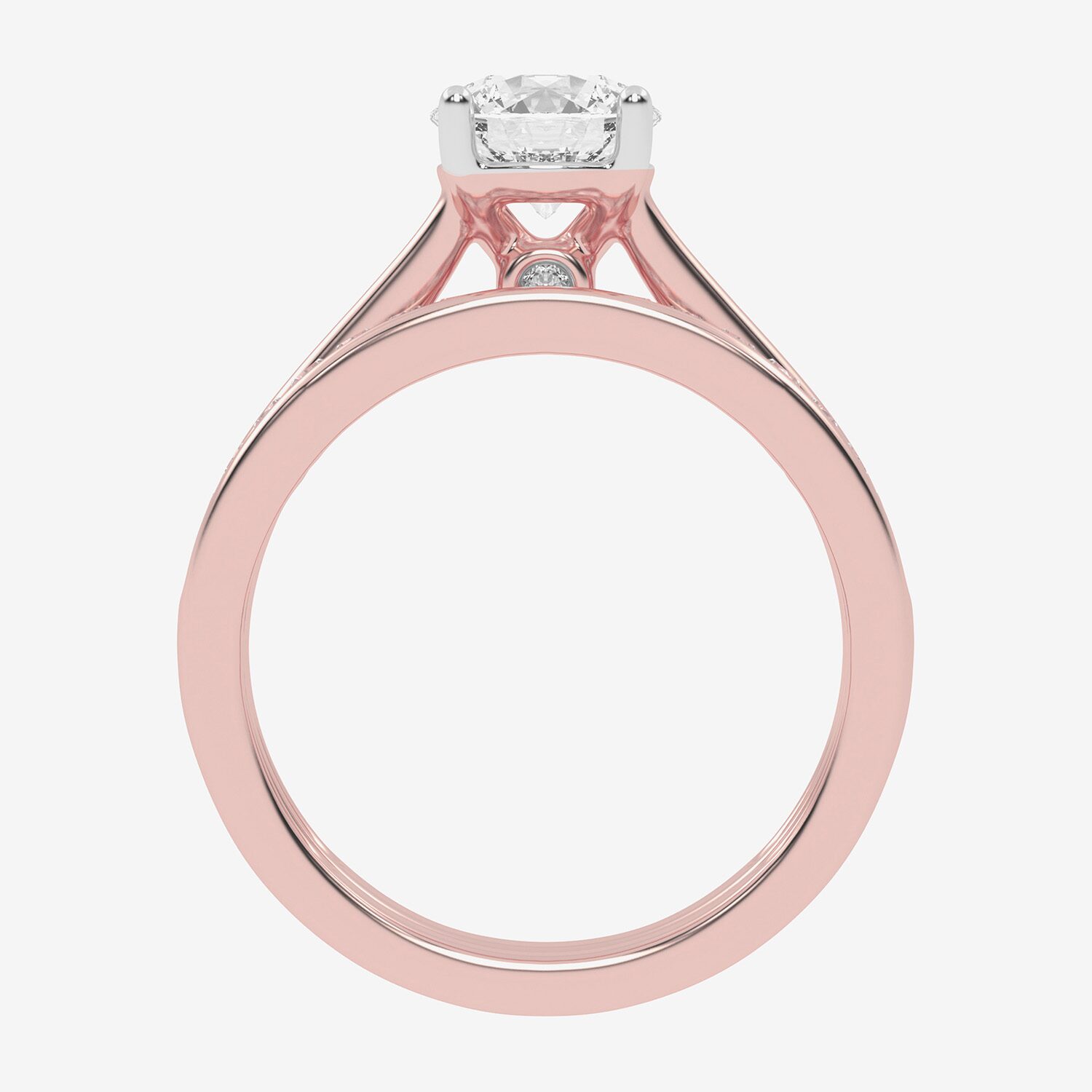 F-G /Vs2-Si1) Womens 2 1/2 CT. T.W. Lab Grown White Diamond 10K Gold Round Side Stone Bridal Set