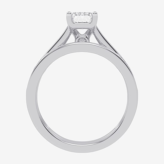 (F-G /Vs2-Si1) Womens 2 1/2 CT. T.W. Lab Grown White Diamond 10K Gold Side Stone Bridal Set