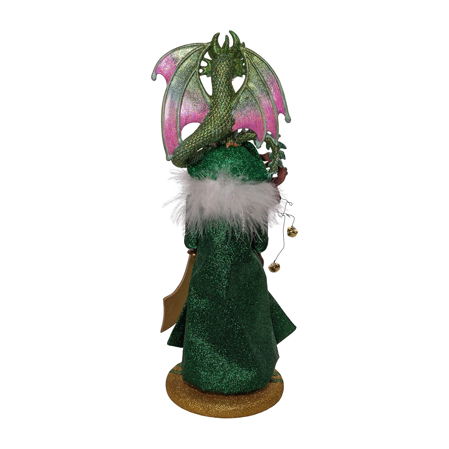Kurt Adler 18" Hollywood Wizard With Dragon Nutcracker