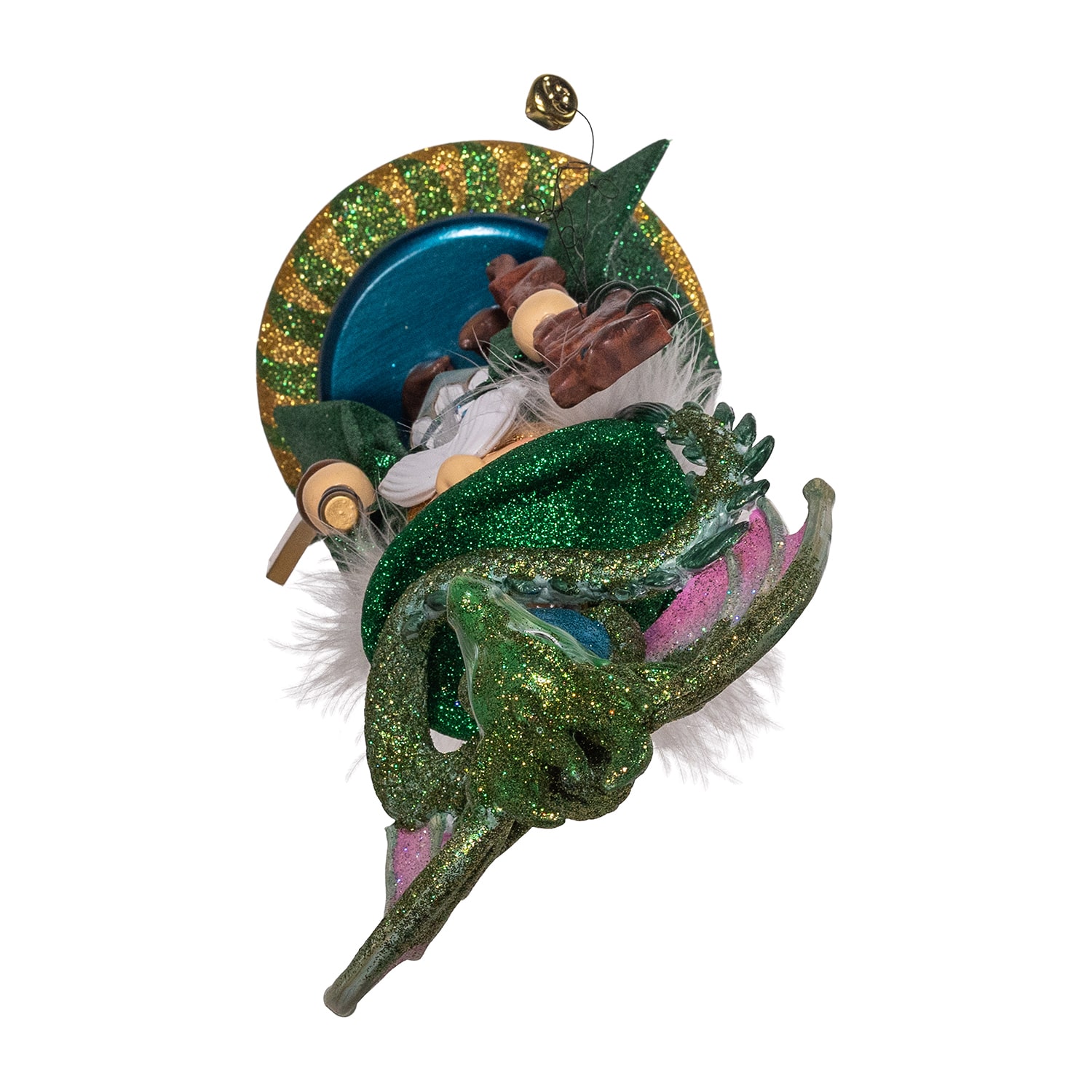 Kurt Adler 18" Hollywood Wizard With Dragon Nutcracker